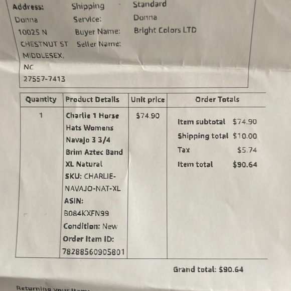 Charlie 1 Women’s Hat Lainey Wilson look - Picture 7 of 7